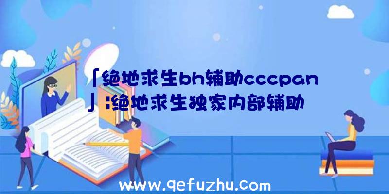 「绝地求生bh辅助cccpan」|绝地求生独家内部辅助